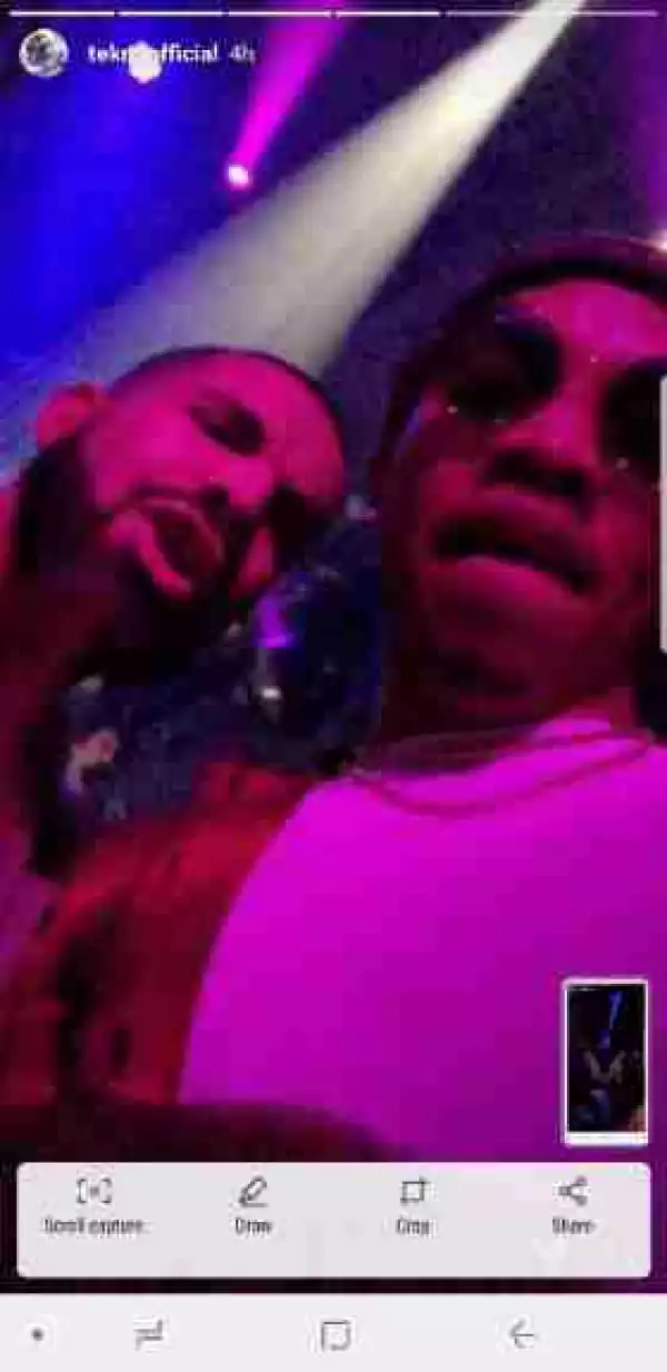 Singer Tekno Chills With Rapper Drake In VIP Section Of The Canadian Rapper’s Show | Pics